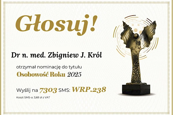 Zbigniew J. Król otrzymał nominację do tytułu 