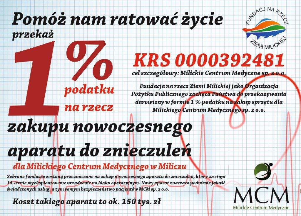Przekaż 1% i pomóż nam ratować życie