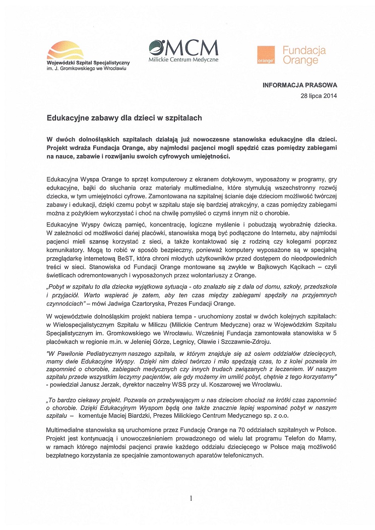 Edukacyjne zabawy dla dzieci w szpitalu